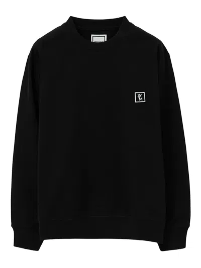 Wooyoungmi Black Back Logo Sweatshirt Usd 370.00