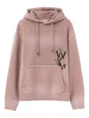 Wooyoungmi Logo-print Faded-effect Hoodie In Pink