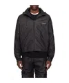 Wooyoungmi Logo-print Hooded Jacket In Black
