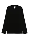Wooyoungmi Logo-print Long-sleeve T-shirt In Black