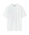 Wooyoungmi Off-white Flower Back Logo T-shirt In White