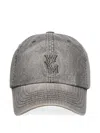LOGO-EMBROIDERED CORDUROY BASEBALL CAP