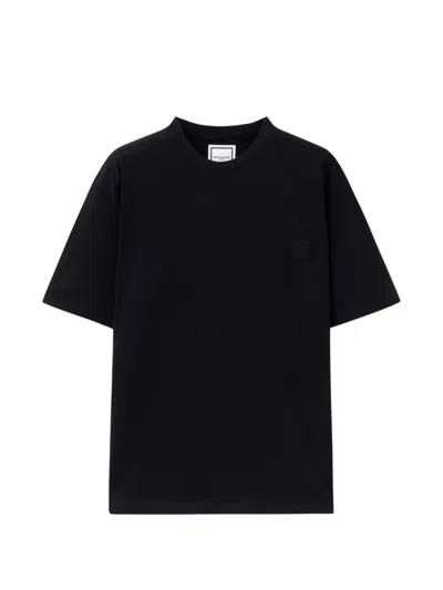 Wooyoungmi Logo-lettering T-shirt In Black