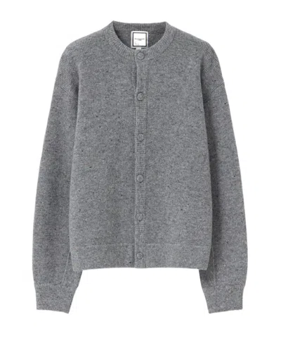 WOOYOUNGMI WOOYOUNGMI LOGO CREWNECK CARDIGAN