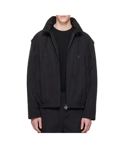 Wooyoungmi Long Sleeve Casual Jacket In Black