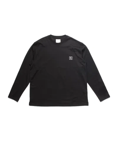 Wooyoungmi Long-sleeve Cotton T-shirt In Black