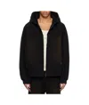 Wooyoungmi Long Sleeve Hooded Casual Jacket In Black