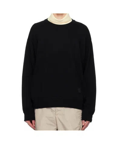 Wooyoungmi Long Sleeve Sweater In Black