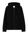 Wooyoungmi Black Hoodie With Logo Patch On The Front And Logo Lettering On The Rear In Cotton Man In Black
