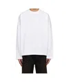 Wooyoungmi White Shoulder Cut Long Sleeve T-shirt In White