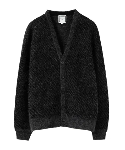 Wooyoungmi Long-sleeved Cardigan In Black