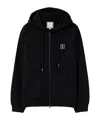 Wooyoungmi Long-sleeved Hooded Sweater In Black