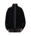 Wooyoungmi Black Glitter Tracksuit Jacket In Black