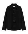 Wooyoungmi Long-sleeved Logo Shirt In Black