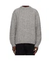 Wooyoungmi Long-sleeved Sweater In Gray