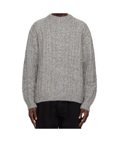 Wooyoungmi Long-sleeved Sweater In Gray
