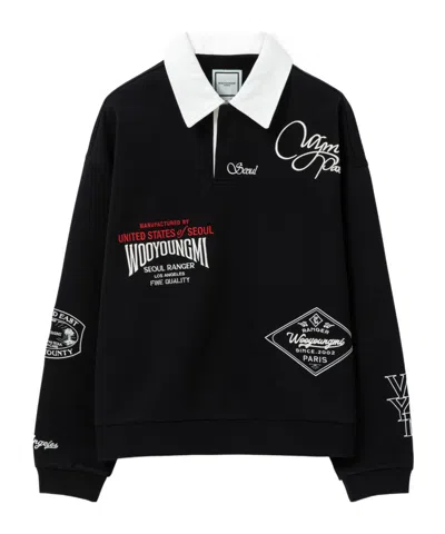 Wooyoungmi Long-sleeved Sweatshirt In Black