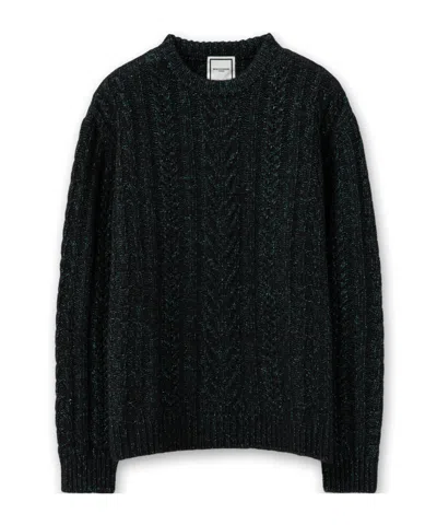 Wooyoungmi Long-sleeved Wool Sweater In Black