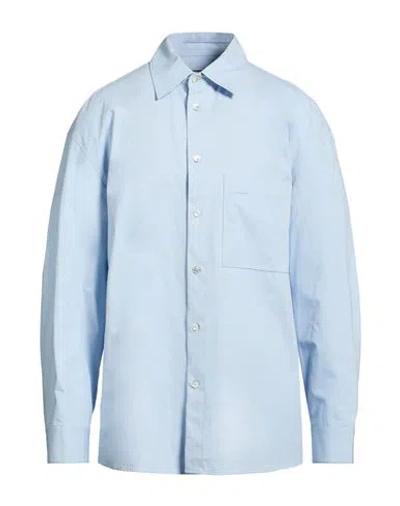 Wooyoungmi Man Shirt Sky Blue Size 40 Cotton