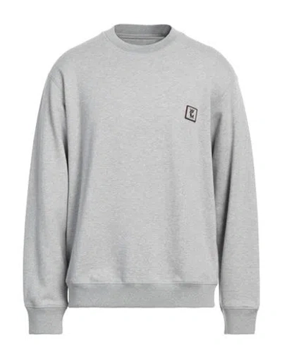 Wooyoungmi Man Sweatshirt Light Grey Size 36 Cotton In Gray