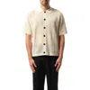 Wooyoungmi Open-knit Cotton Shirt In Ivory