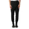 Wooyoungmi Men's Cuffed Casual Pants In Black
