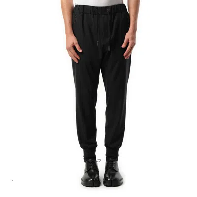 Wooyoungmi Men's Cuffed Casual Pants In Black