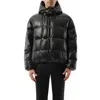 Wooyoungmi Black Hood Goose Down Jacket In Black