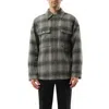 Wooyoungmi Men's Wool Check Shirt In Gray