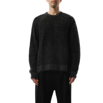 Wooyoungmi Men's Wool Mohair Mix Sweater In Grey