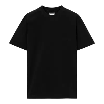 Wooyoungmi New Tonal Logo Back Patch Tee In Black