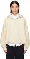 Wooyoungmi Off-white Overlay Hoodie In 749i Ivory