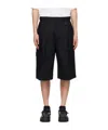 Wooyoungmi One-tuck Shorts In Black