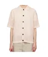 Wooyoungmi Open-knit Cotton Shirt In Nude