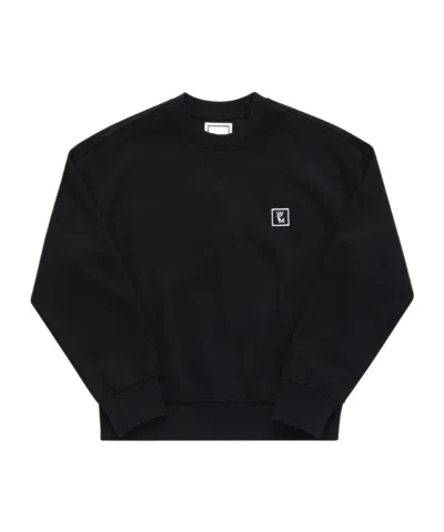 Wooyoungmi Patch Sweatshirt In Black
