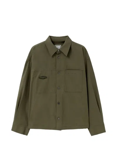 Wooyoungmi Patch-pockets Shirt In Green