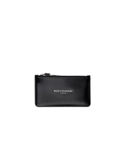 Wooyoungmi Pattern Card Holder In Black