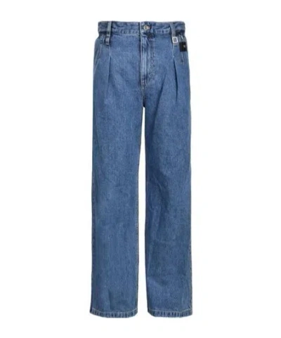Wooyoungmi Pendant-detail Straight-leg Jeans In Blue