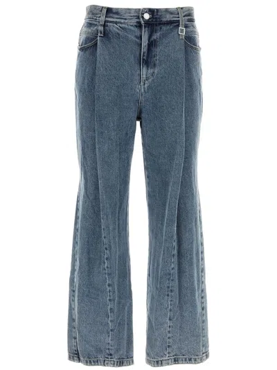 WOOYOUNGMI PLEAT-DETAILING JEANS