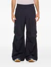 Wooyoungmi Pleated-front Cargo Trousers In Blue