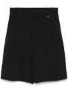 Wooyoungmi Pleated Shorts In Black