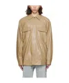 Wooyoungmi Point-neck Long-sleeved Shirt In Brown
