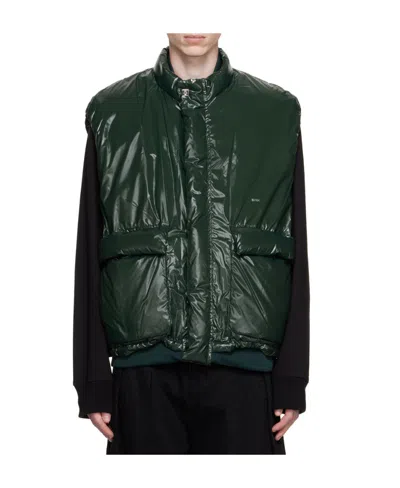 Wooyoungmi Quilted Down Vest In Black