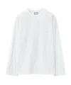 Wooyoungmi Round Collar And Long-sleeved T-shirt In White