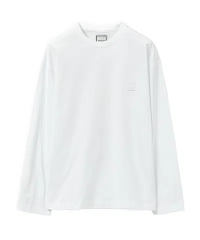 Wooyoungmi Round Collar And Long-sleeved T-shirt In White