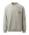 Wooyoungmi Round-collar Long-sleeve Hoodie In Gray
