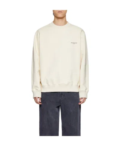 Wooyoungmi Round Collar Long Sleeve Sweater In White