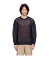 Wooyoungmi Round Neck Long-sleeved Sweater In Black