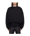 Wooyoungmi Round-necked Sweater In Black
