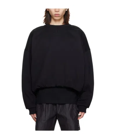 Wooyoungmi Round-necked Sweater In Black